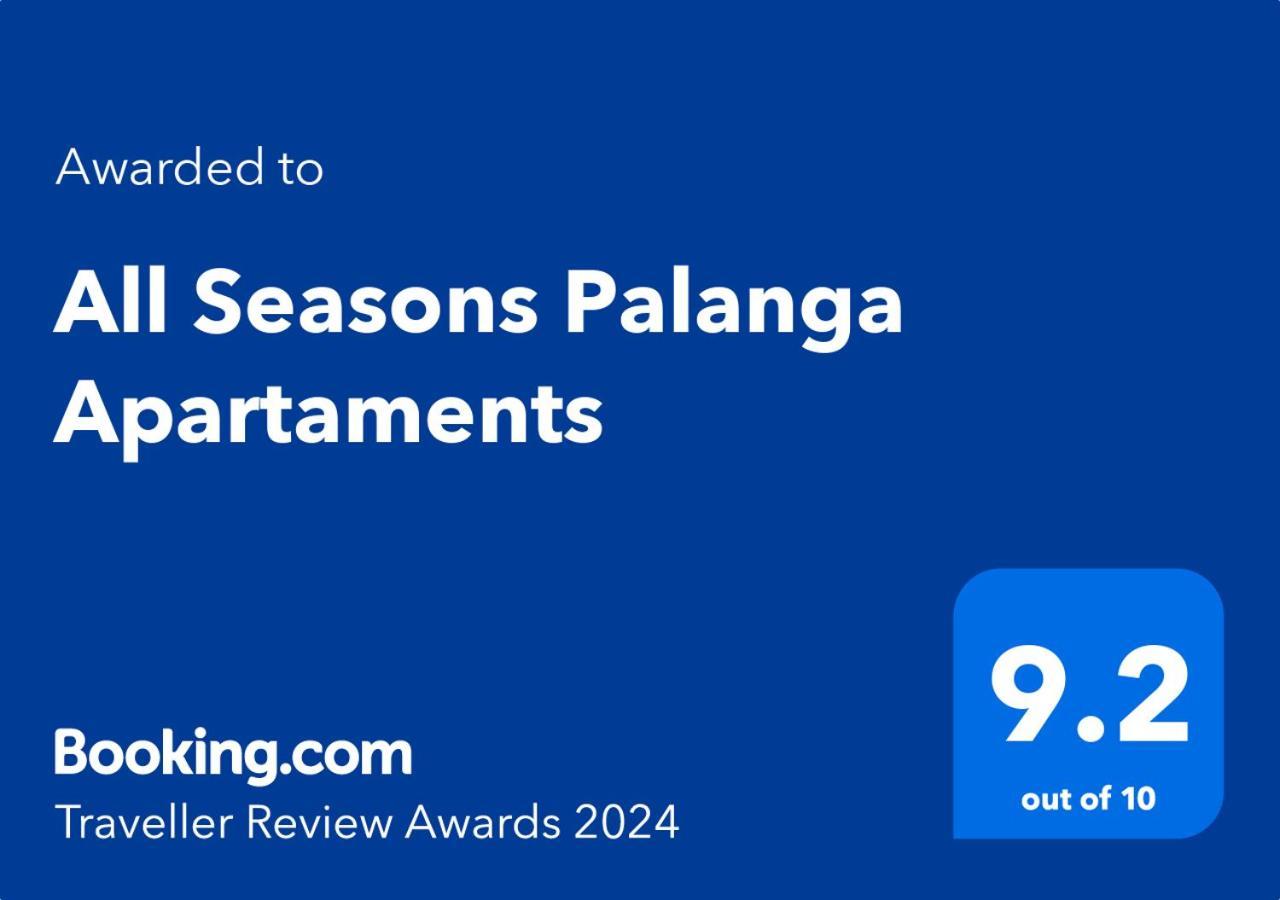 All Seasons Palanga Apartaments Exteriör bild